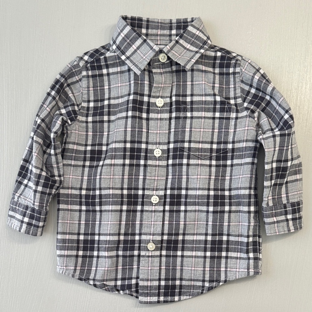 Janie and Jack Plaid Flannel Shirt